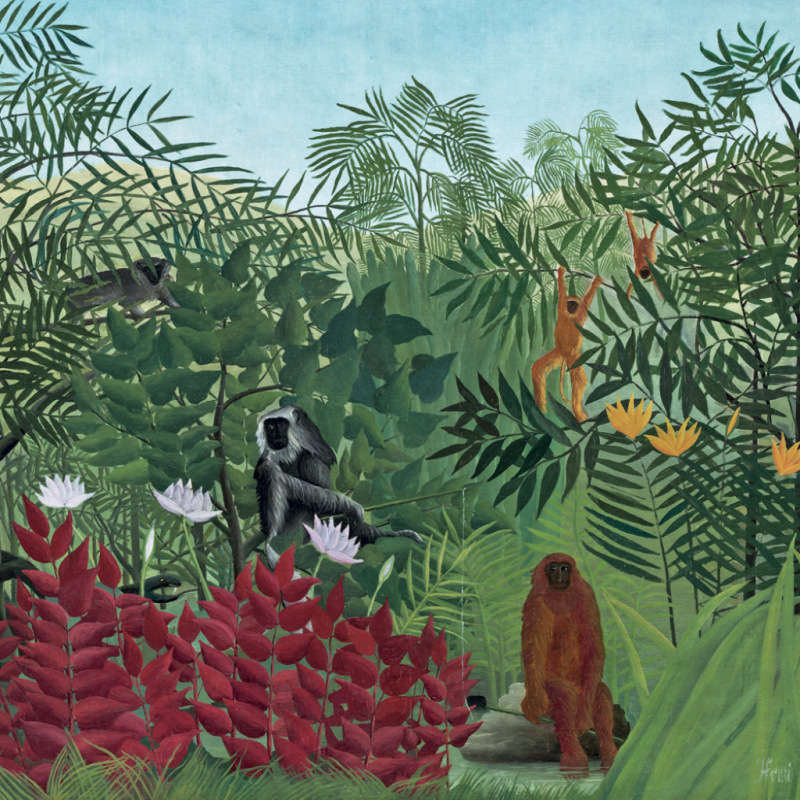 NOTIQUE Poznámkový kalendár Henri Rousseau 2027, 30 x 30 cm 8