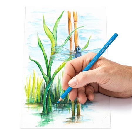 Akvarelové ceruzky, sada, šesťhranné, STAEDTLER "Design Journey", 24 rôznych farieb 2