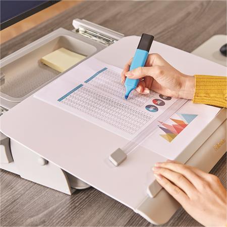 Podložka na písanie / držiak na dokumenty, FELLOWES "Hana™", biela 2