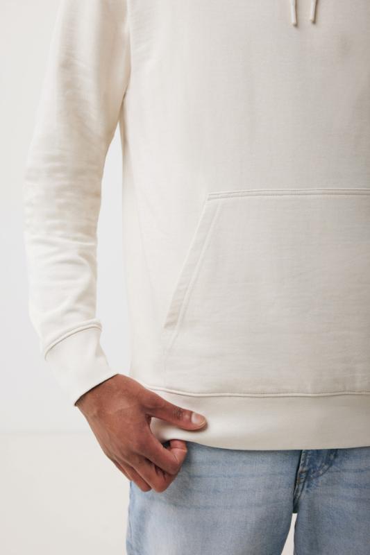 Ľahká mikina s kapucňou IQONIQ Rila z recykl. bavlny ivory white XXXL 13