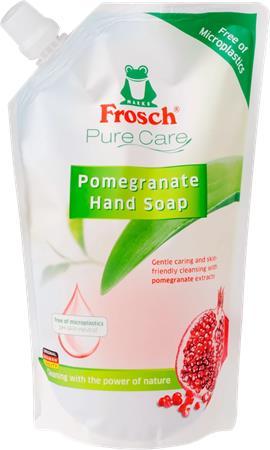 Tekuté mydlo náhradná náplň, 500 ml, FROSCH, granátové jablko 1