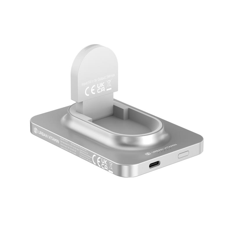 Powerbanka 5000mAh Urban Vitamin Malibu z RCS alu a plastu strieborná 16