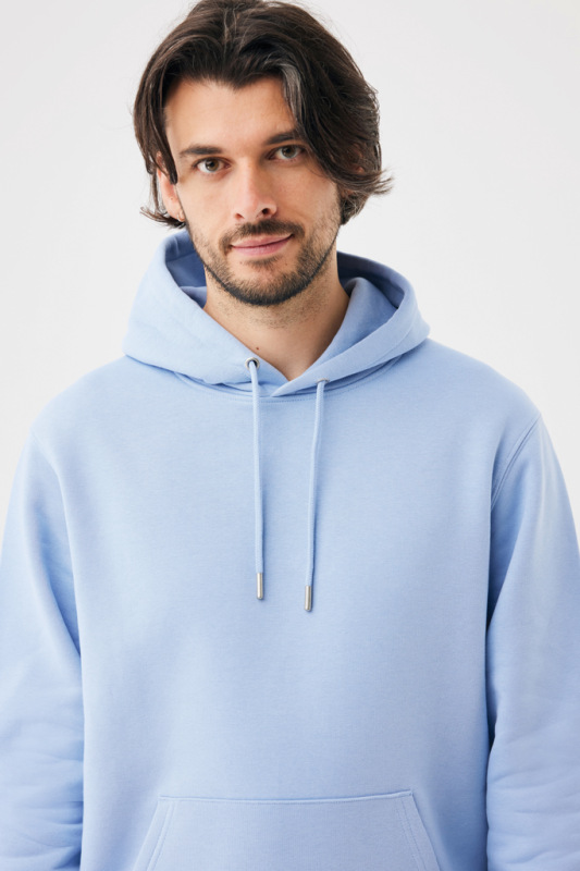 IQONIQ Joshua Unisex mikina s kapucňou z rec. bavlny sky blue XL 9