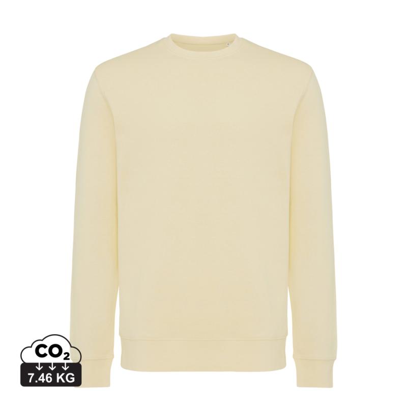 Ľahká mikina IQONIQ Etosha z recykl. bavlny cream yellow M