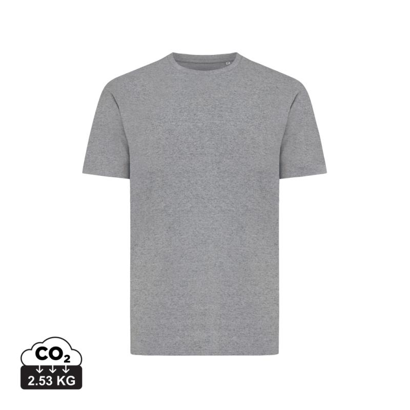 Ľahké tričko IQONIQ Sierra z recykl. bavlny light heather anthracite XXL