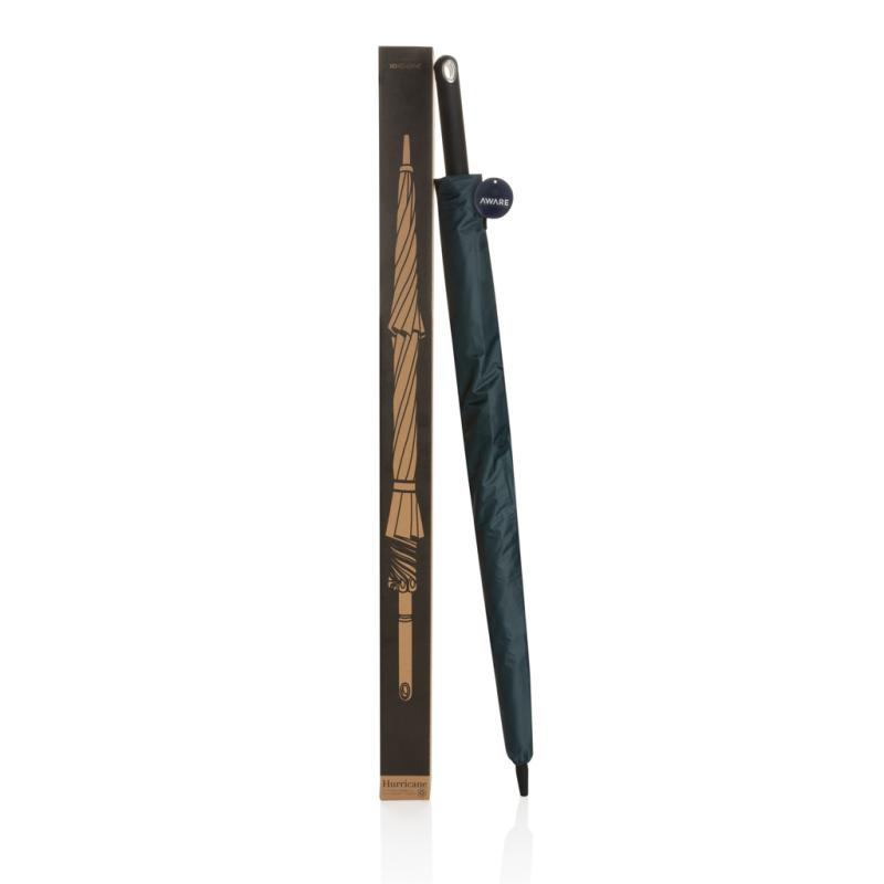 27" dáždnik Hurricane z RPET AWARE™ modrá 8