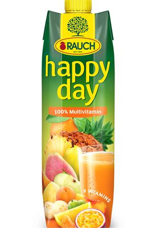 Ovocná šťava, 100%, 1 l, RAUCH "Happy day", multivitamín 1