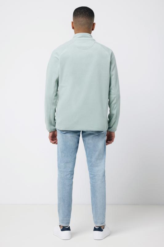 Micro fleece bunda na zips IQONIQ Talung z rec. polyesteru Iceberg green XXS 13
