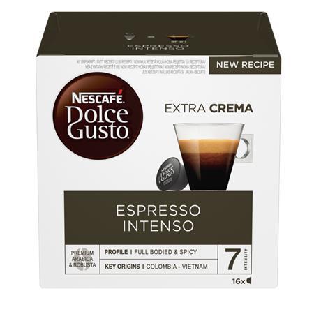NESCAFE Kávové kapsuly, 16 ks, NESCAFÉ "Dolce Gusto Espresso Intenso"