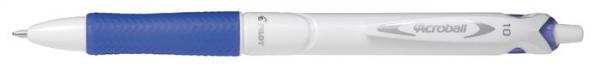 Guľôčkové pero, 0,32 mm, stláčací mechanizmus, PILOT "Acroball Pure White", modré 2