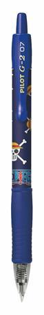 Gélové pero, 0,32 mm, stláčací mechanizmus, PILOT "G-2 One Piece", modrá