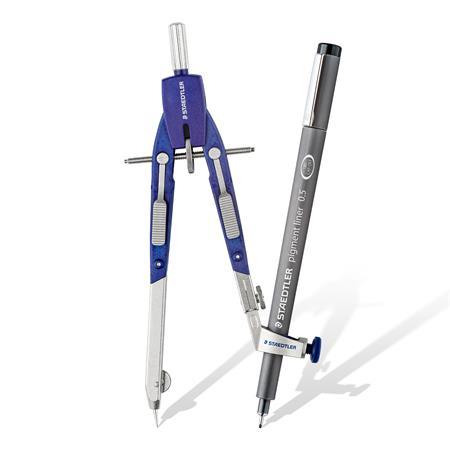 Krúžidlo, 4 ks sada, precízne, STAEDTLER "Mars® comfort 552" 2