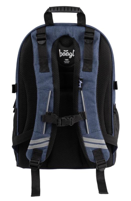 BAAGL Školský batoh skate Blue 3