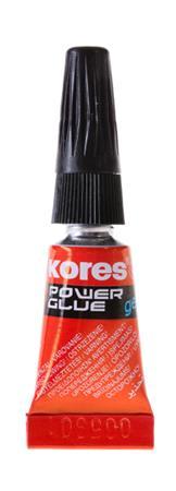 Sekundové lepidlo, gél, 3x1g, 3x1 g, KORES "Power Glue Gel" 2