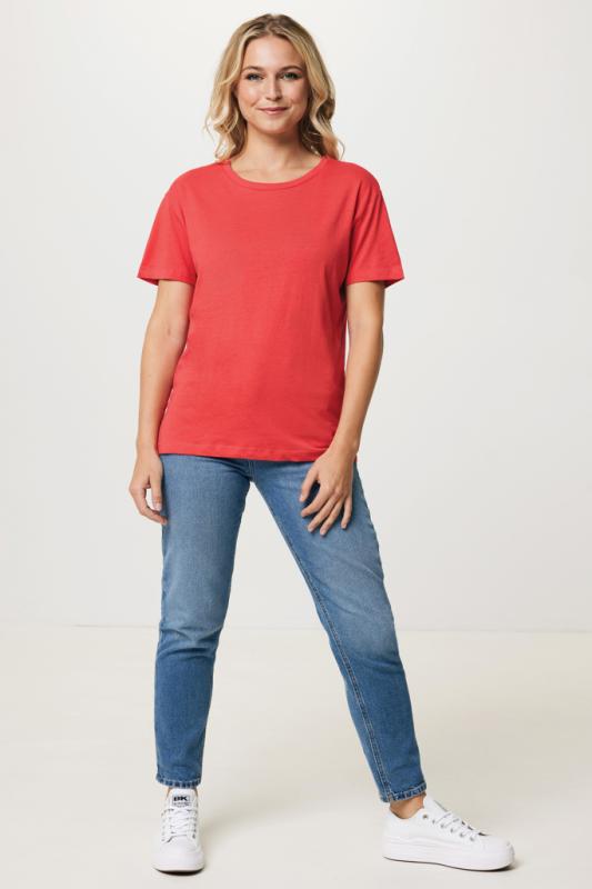 Dámske tričko IQONIQ Yala z recykl. bavlny luscious red L 5
