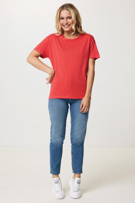 Dámske tričko IQONIQ Yala z recykl. bavlny luscious red L 4