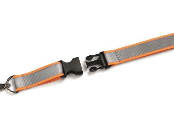 Závesný remienok, s bezpečnostnou prackou, reflexná, DURABLE 2