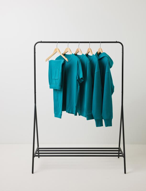 Mikina IQONIQ Kruger relaxed fit z recykl. bavlny verdigris XL 17