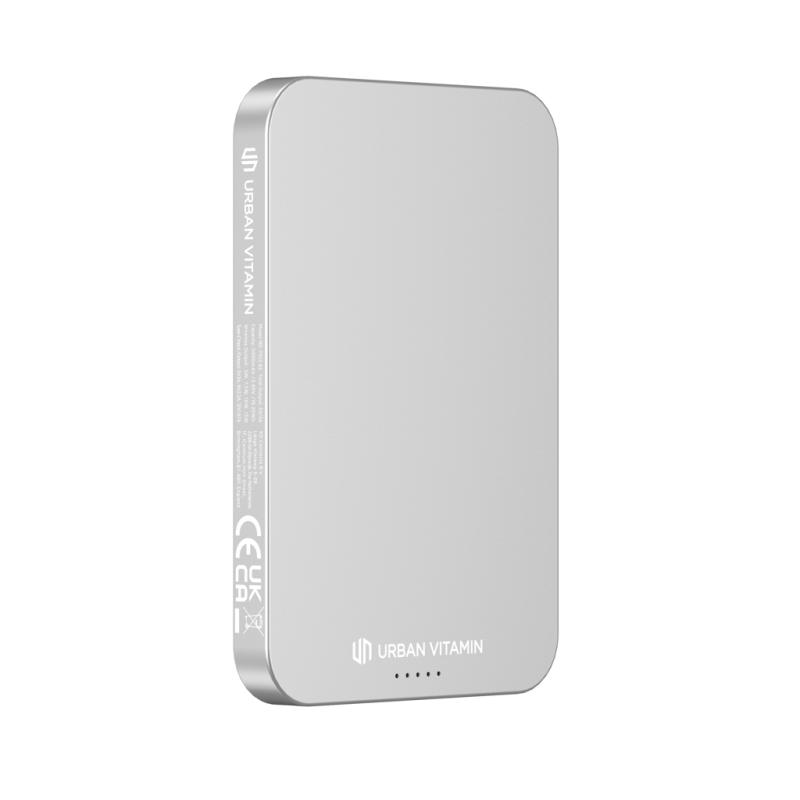 Powerbanka 5000mAh Urban Vitamin Richmond z RCS alu a plastu strieborná 3