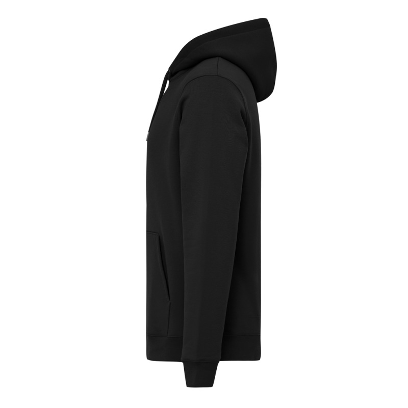 IQONIQ Joshua Unisex mikina s kapucňou z rec. bavlny čierna 5XL 3