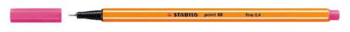 Liner, 0,4 mm, STABILO "Point 88", ružový 1