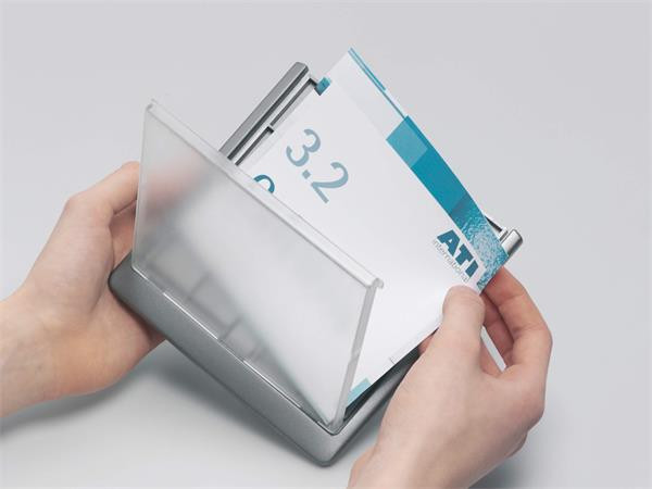 Informačná tabuľka, 149 x 52,5 mm, DURABLE "CLICK SIGN", biela 4
