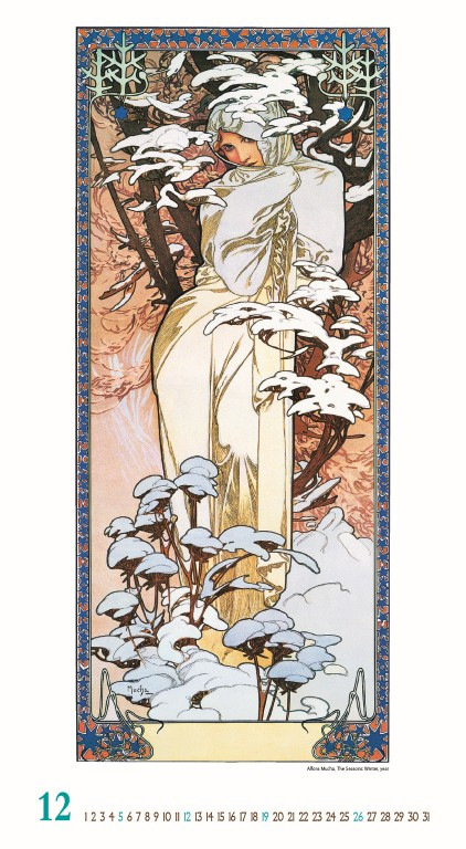 Nástenný kalendár Alfons Mucha 2027 13