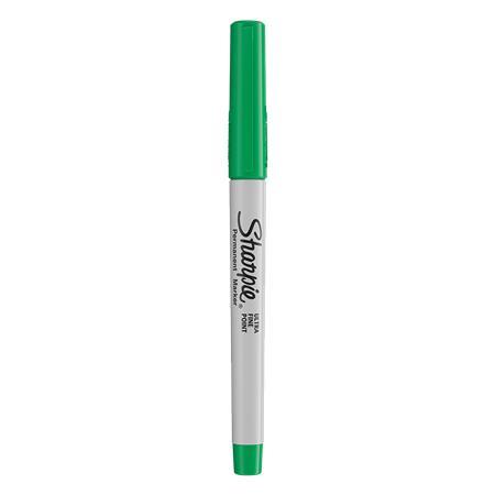 Permanentný popisovač, 0,5 mm, kužeľový hrot, SHARPIE "Ultra Fine Point", zelená 1