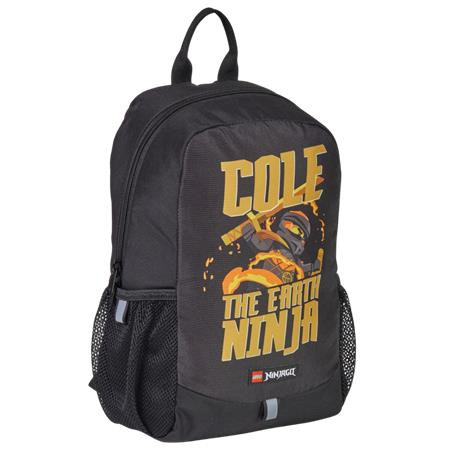 Batoh, stredná veľkosť, LEGO "Ninjago Cole", čierny, vzorovaný 1