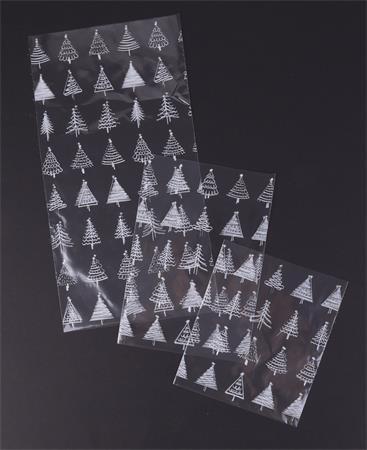 . Celofánové vrecko, BOPP, 150x200 mm, vianočný vzor 2
