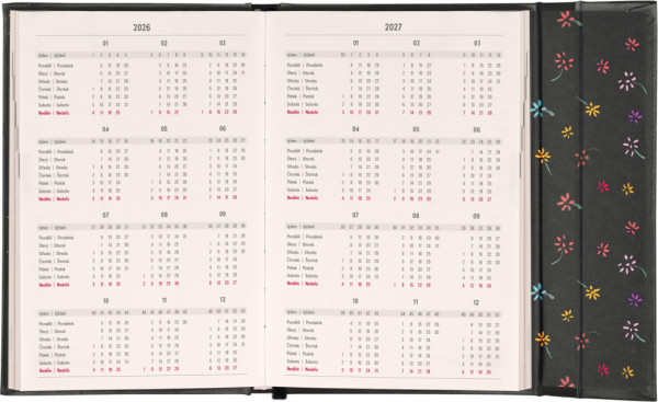 NOTIQUE Týždenný magnetický diár Malý princ 2026, 11 x 16 cm 2