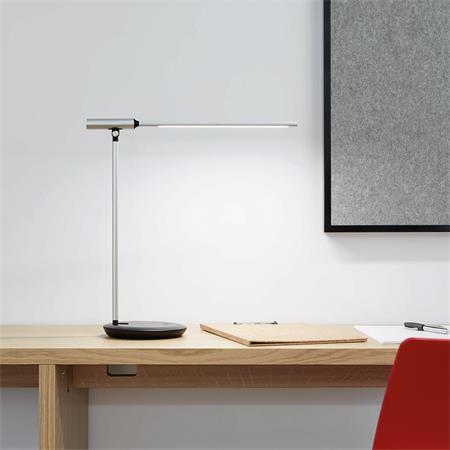 Stolová lampa, LED, nastaviteľná, USB, MAUL "Rubia colour vario", šedá 4