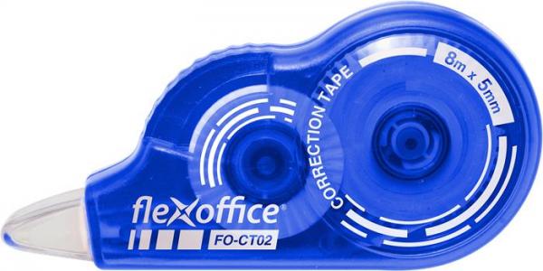 Korekčný roller, 5 mm x 8 m, FLEXOFFICE "FO-CT02", rôzne farbý 2