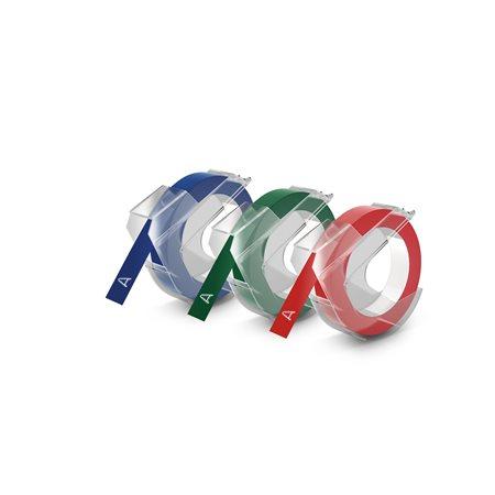 Páska do štítkovača, 9 mm x 3 m, DYMO "3D", modrá 2