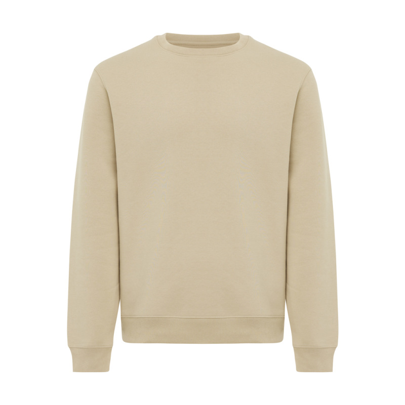 IQONIQ Toria Unisex mikina s okrúhl. výstrihom z rec. bavlny desert XL 1