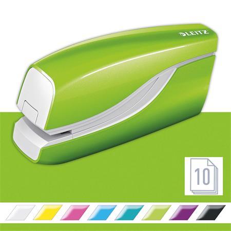 Zošívačka, elektrická, No.10, 10 listov, LEITZ "Wow", zelená 2