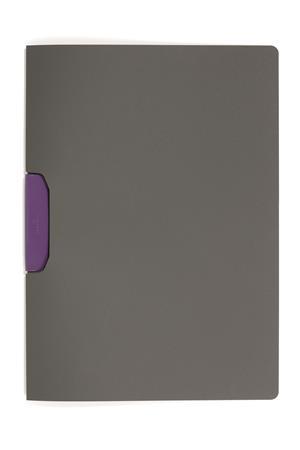 Rýchloviazač, s klipom, A4, DURABLE "DURASWING® COLOR 30", fialová