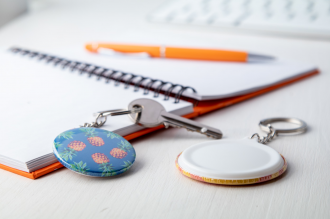 KeyBadge Mini prívesok na kľúče gombík 5
