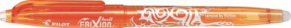 Roller, 0,25 mm, odstrániteľné písmo, PILOT "Frixion Ball", oranžová 1