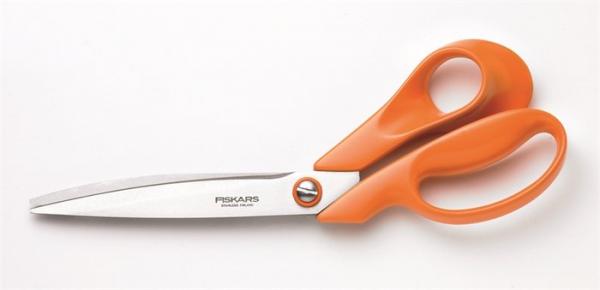 Nožnice, krajčírske, 27 cm, FISKARS "Classic", oranžová 1