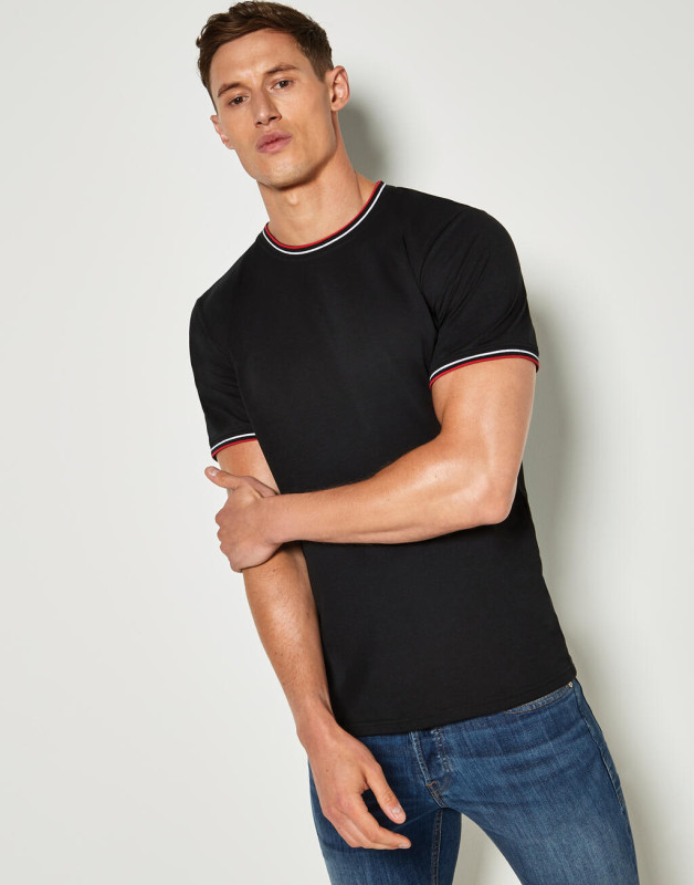 Fashion Fit Tipped Tee 1