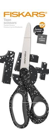 Nožnice, univerzálne, 20 cm, FISKARS "Grad Teen Spray", čierna 3
