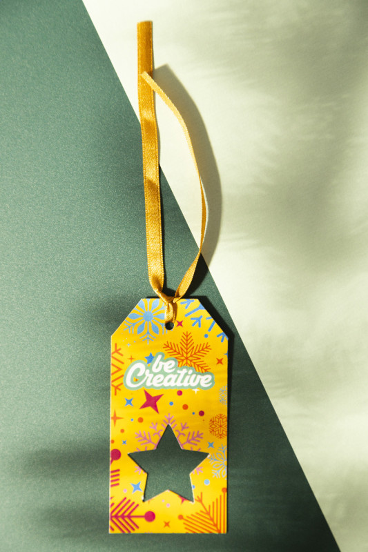PrinTag Plus vlastná darčeková visačka, hviezda 6