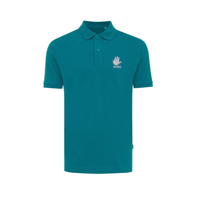 Polo tričko IQONIQ Yosemite z recykl. bavlny verdigris S 3