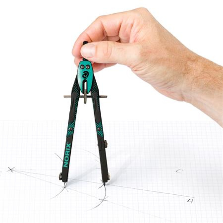 Kružidlo, precízne, 3-dielne, STAEDTLER "Norix® 555", zelené 3