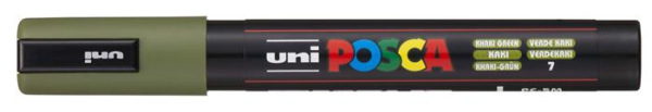 Dekoračný popisovač, 1,8-2,5 mm, UNI "Posca PC-5M", khaki 1