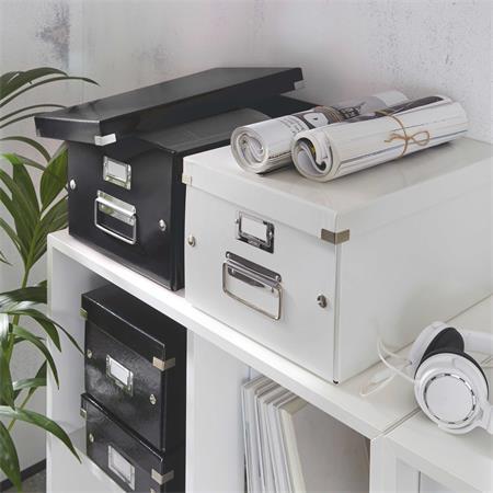 Odkladací box, A4, LEITZ "Click&Store", čierna 3