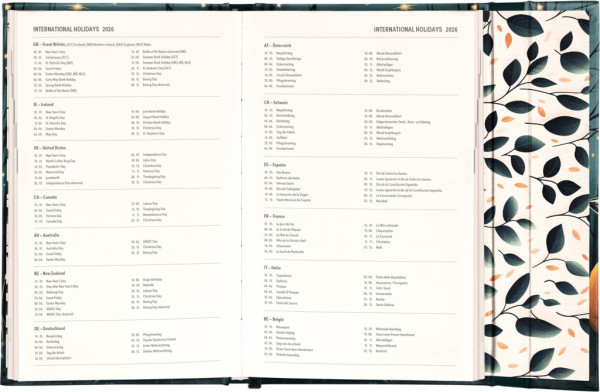 NOTIQUE Týždenný magnetický diár Líška 2026, 13 x 21 cm 4