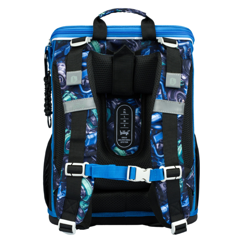 BAAGL SADA 5 Zippy Závodné auto: aktovka, peračník, vrecko, zástera, peňaženka 3