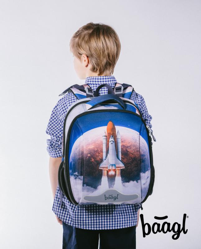 BAAGL Školská aktovka Shelly Space Shuttle 11